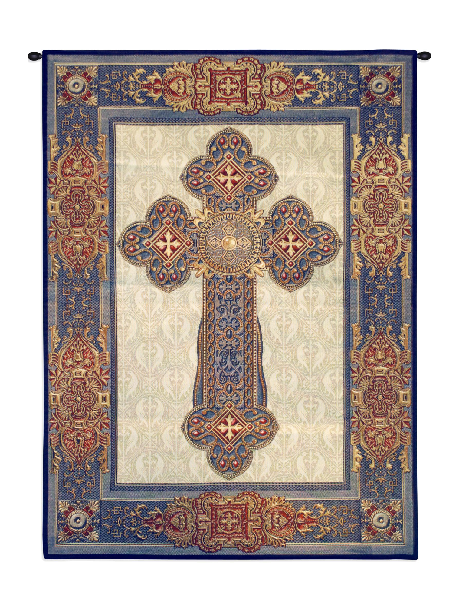 Gothic Cross Wall Tapestry