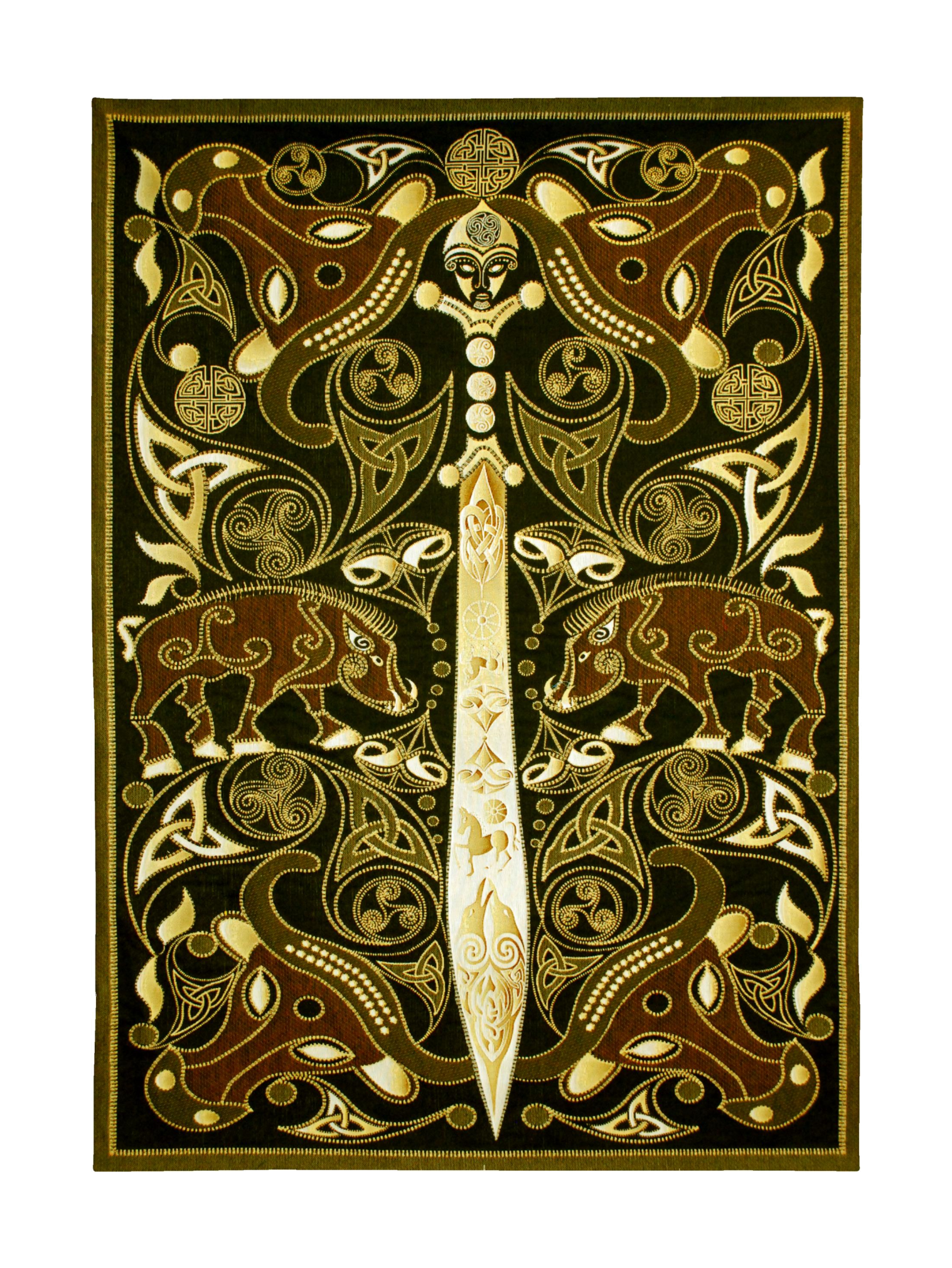 Celtic Warrior Wall Tapestry