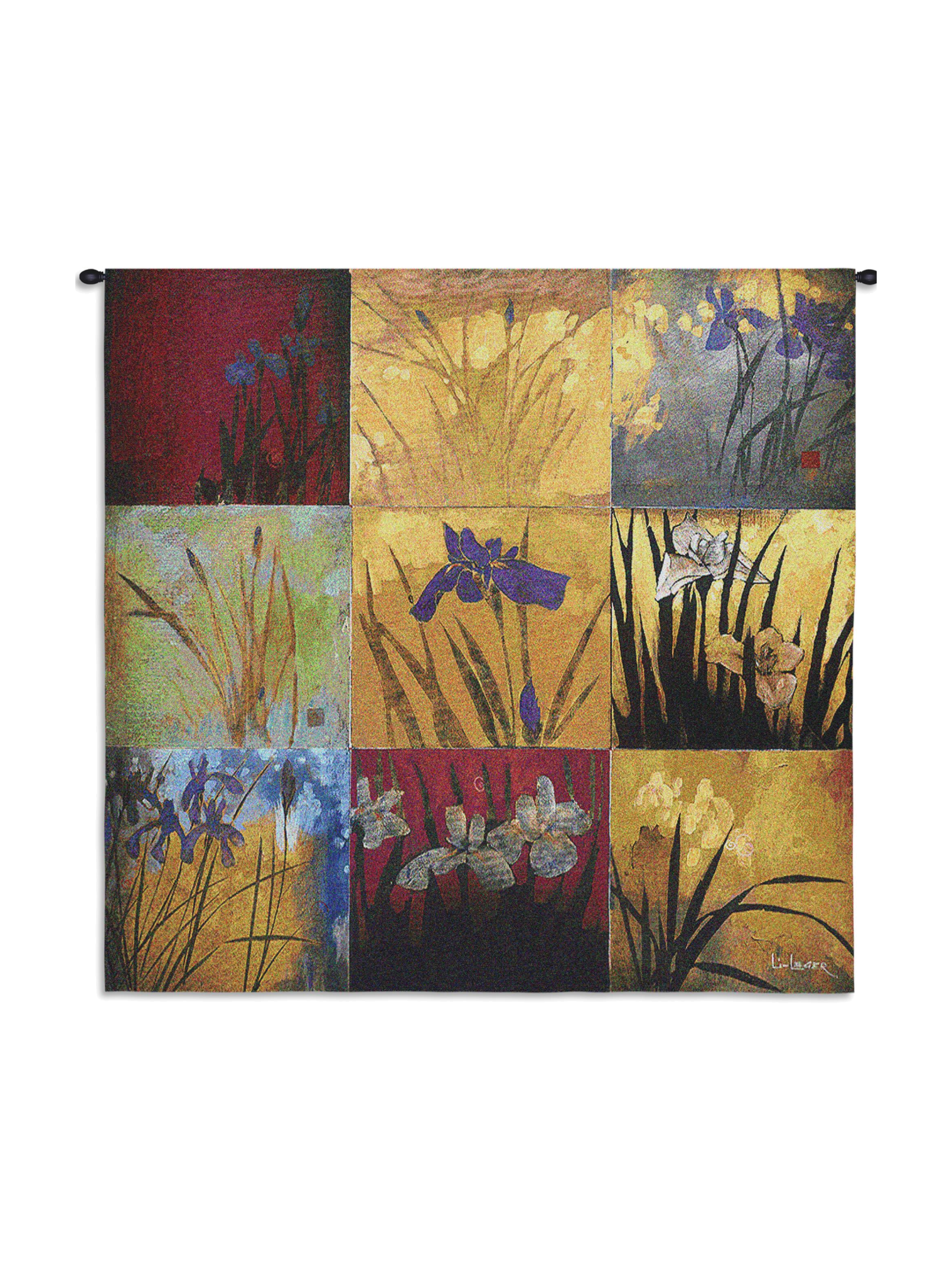 Iris Nine Patch Ii Wall Tapestry
