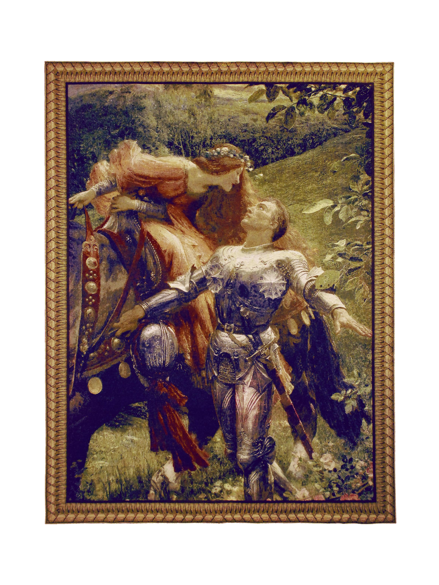 La Belle Dame Sans Merci Wall Tapestry