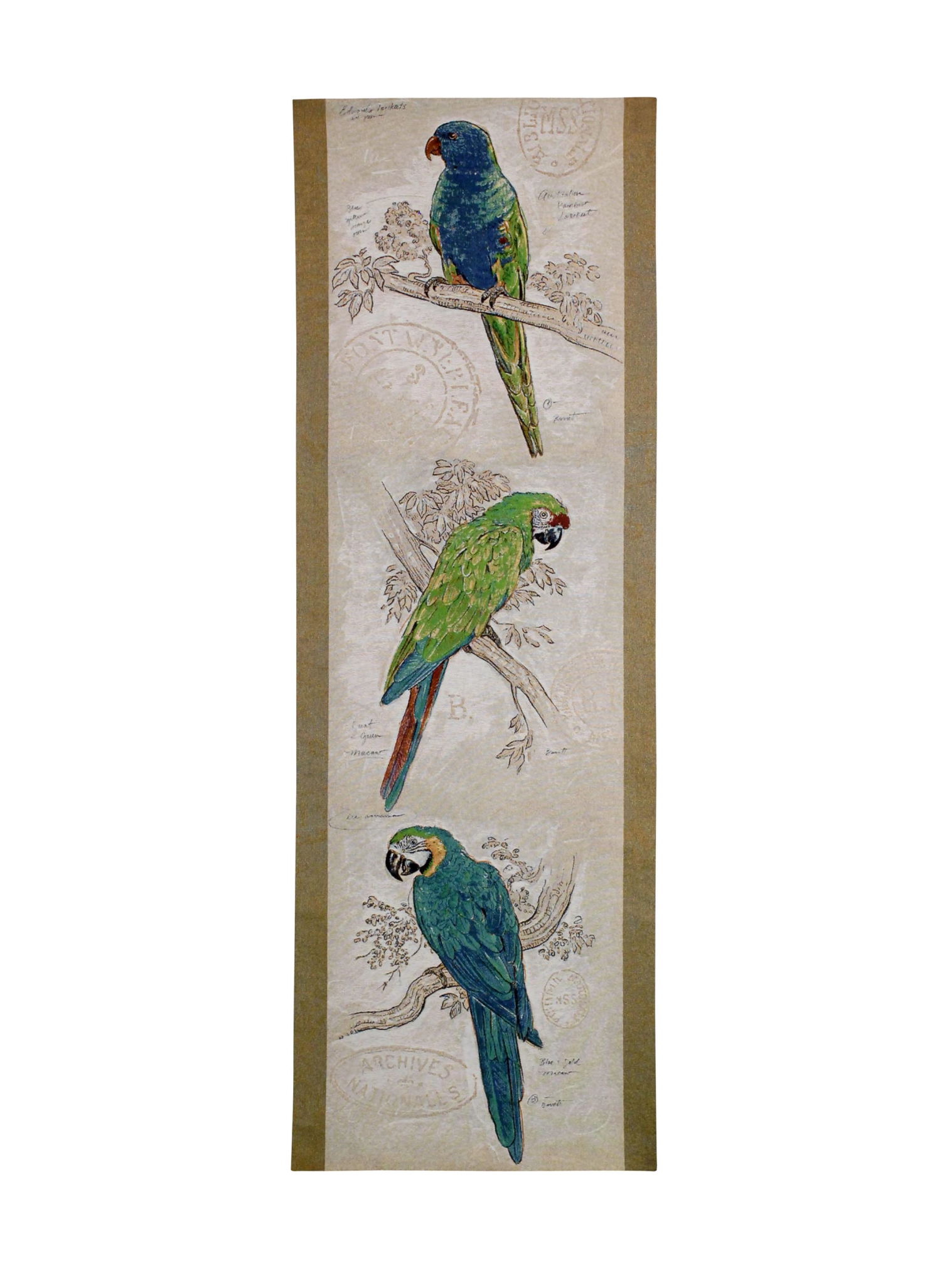 Tropical Birds Wall Tapestry