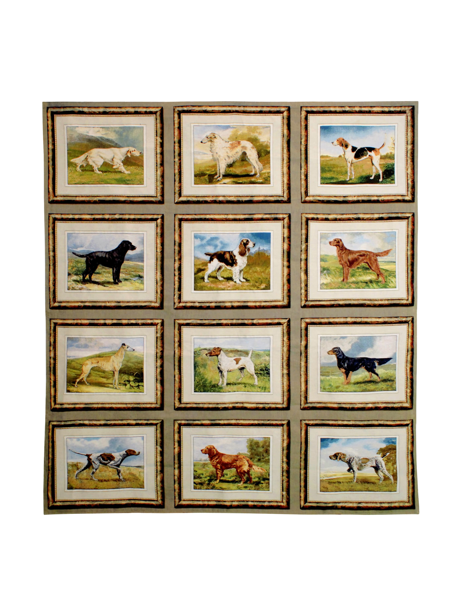 Sporting Dogs Wall Tapestry