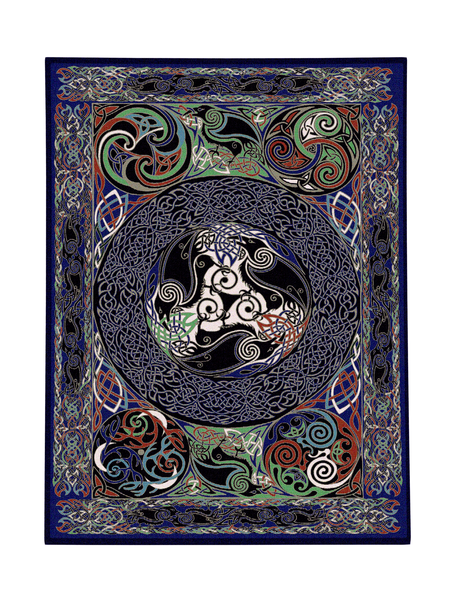 Ravens Panel Celtic Irish Wall Tapestry