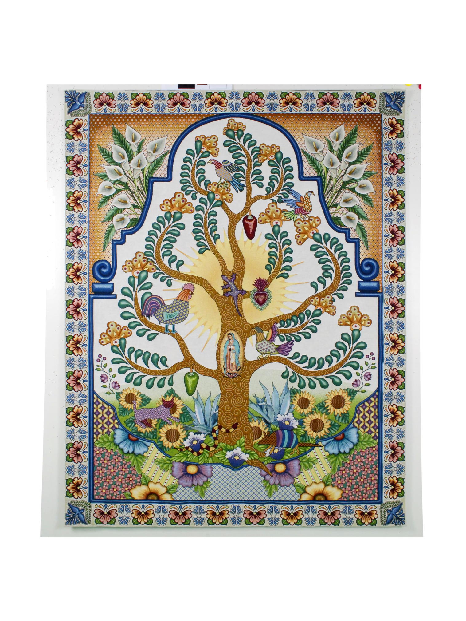 Arboles De La Vida Wall Tapestry