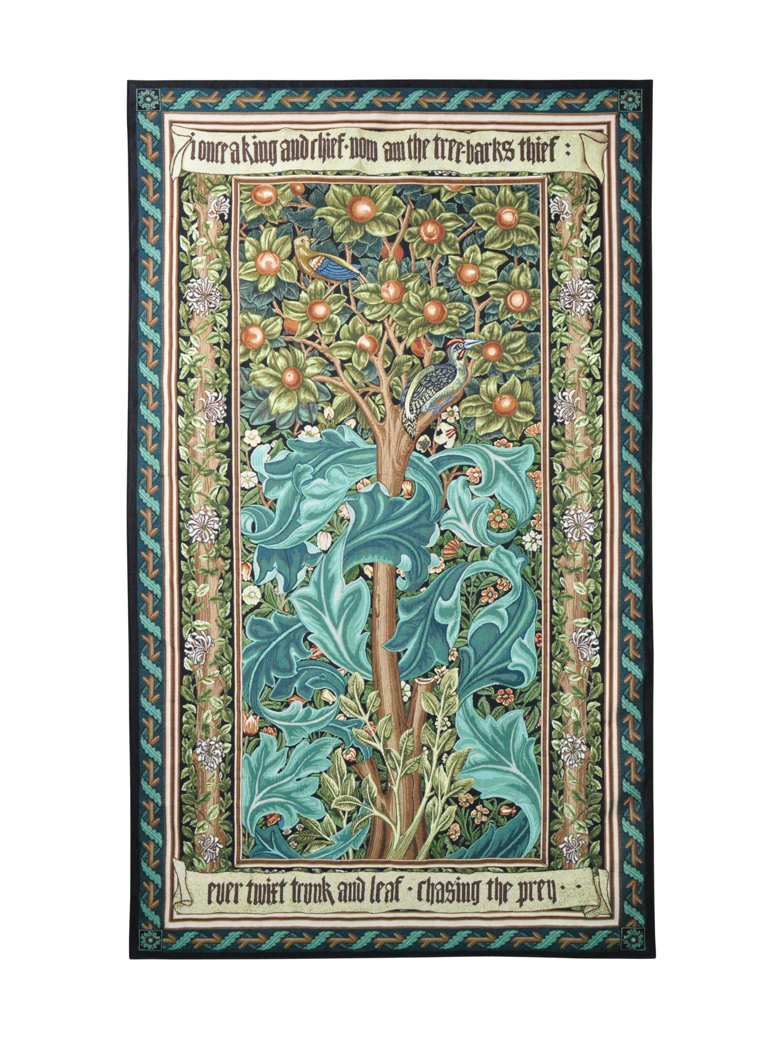 Woodpecker William Morris Wall Tapestry
