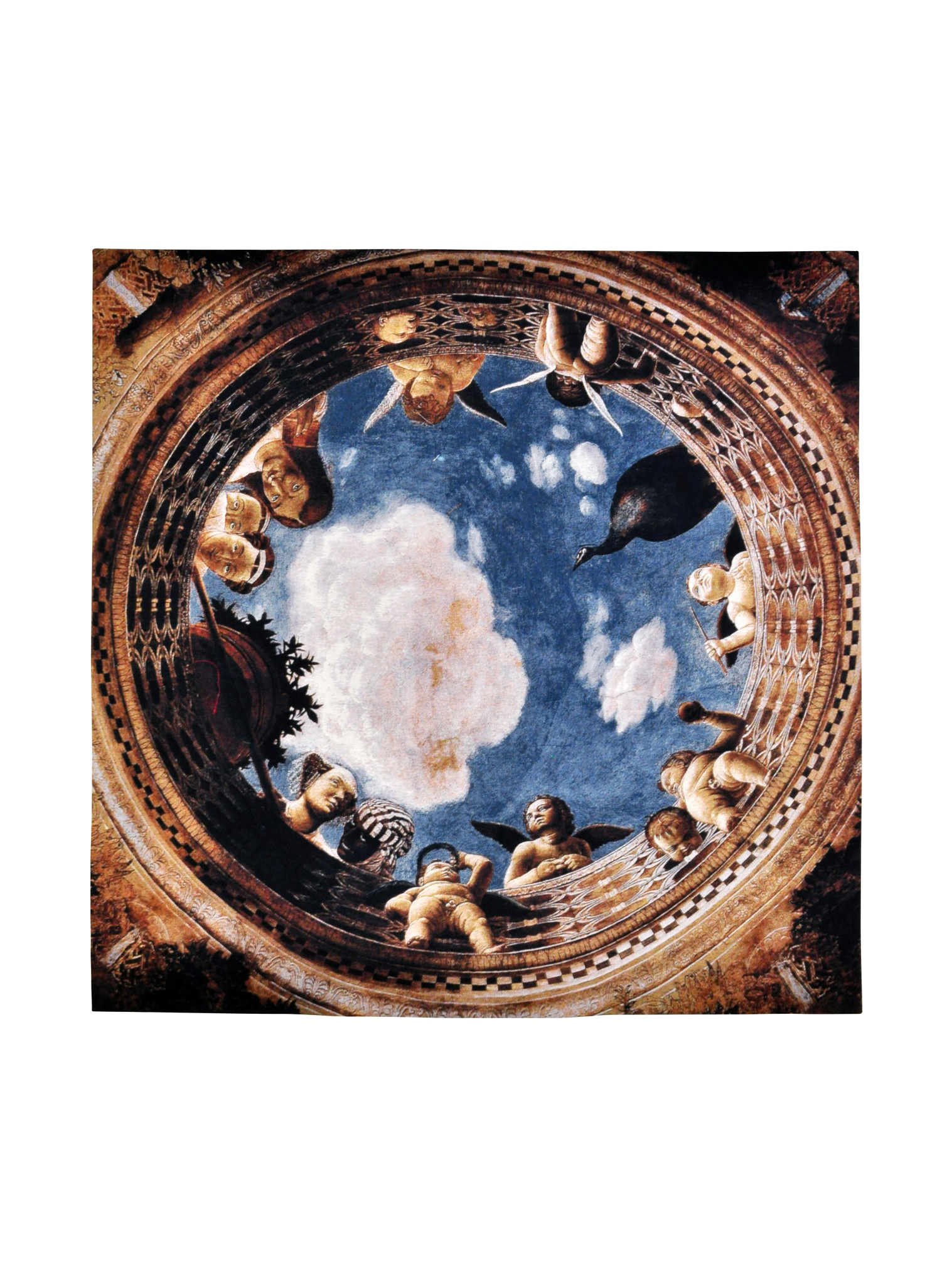 Ceiling Of The Camera Picta Wall Tapestry