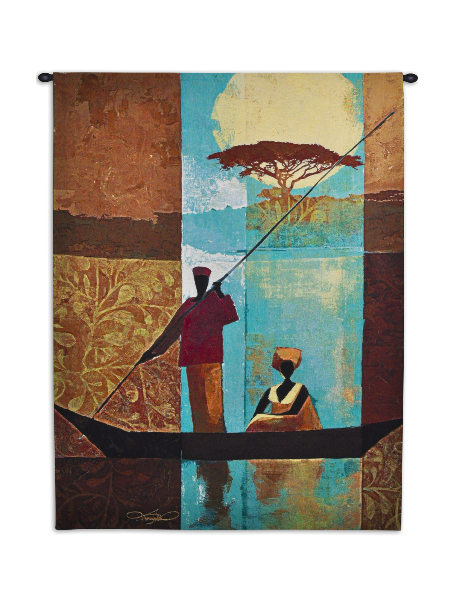 On The River I Wall Tapestry