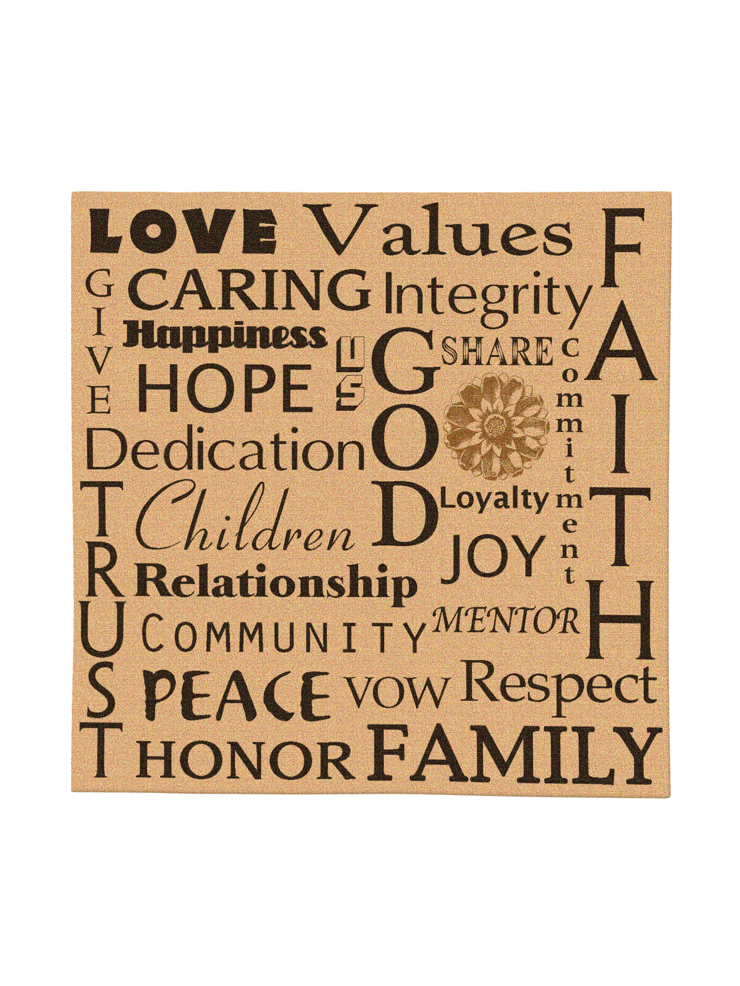 Family Values Medium Wall Tapestry