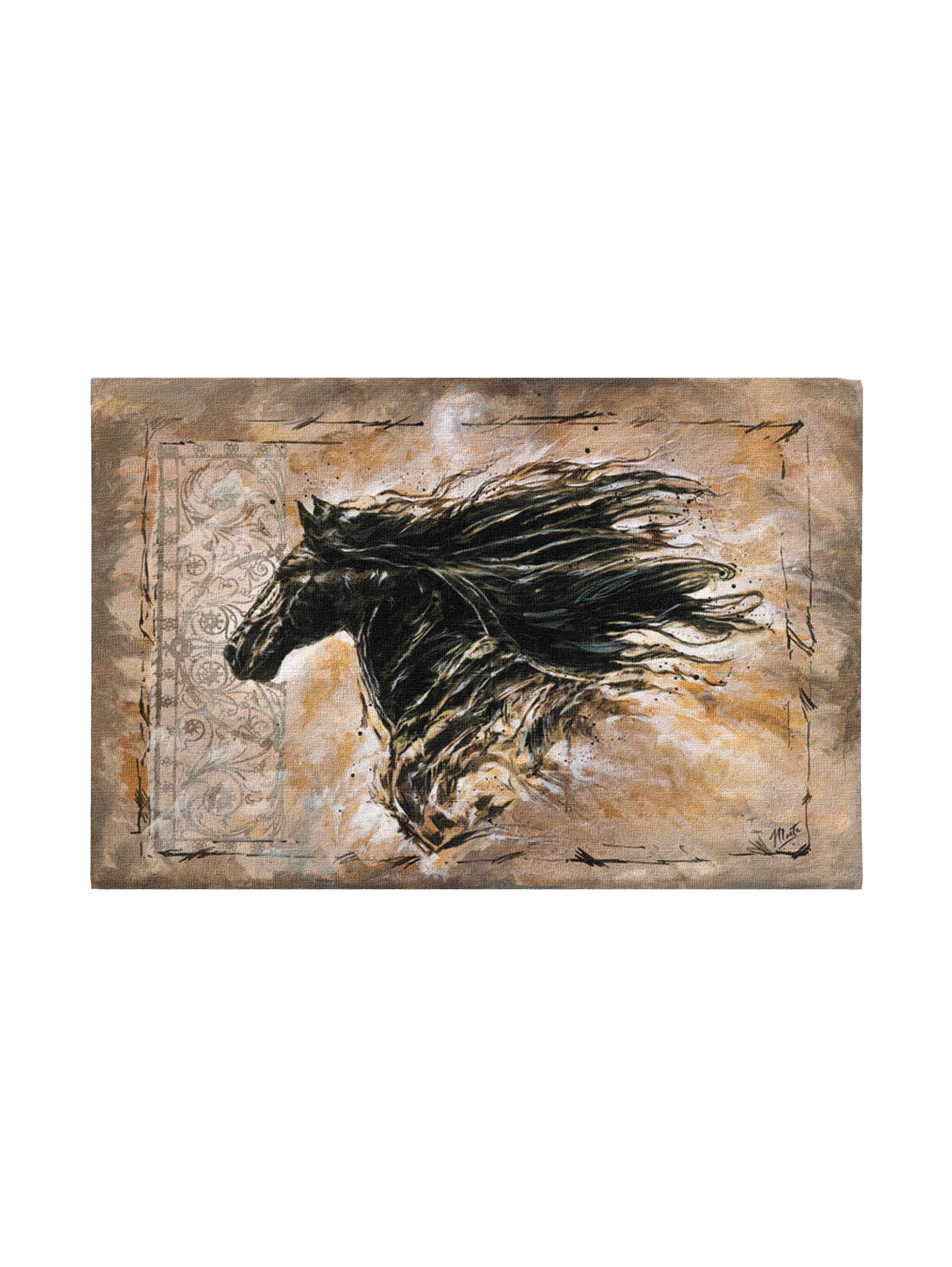 Black Beauty Wall Tapestry