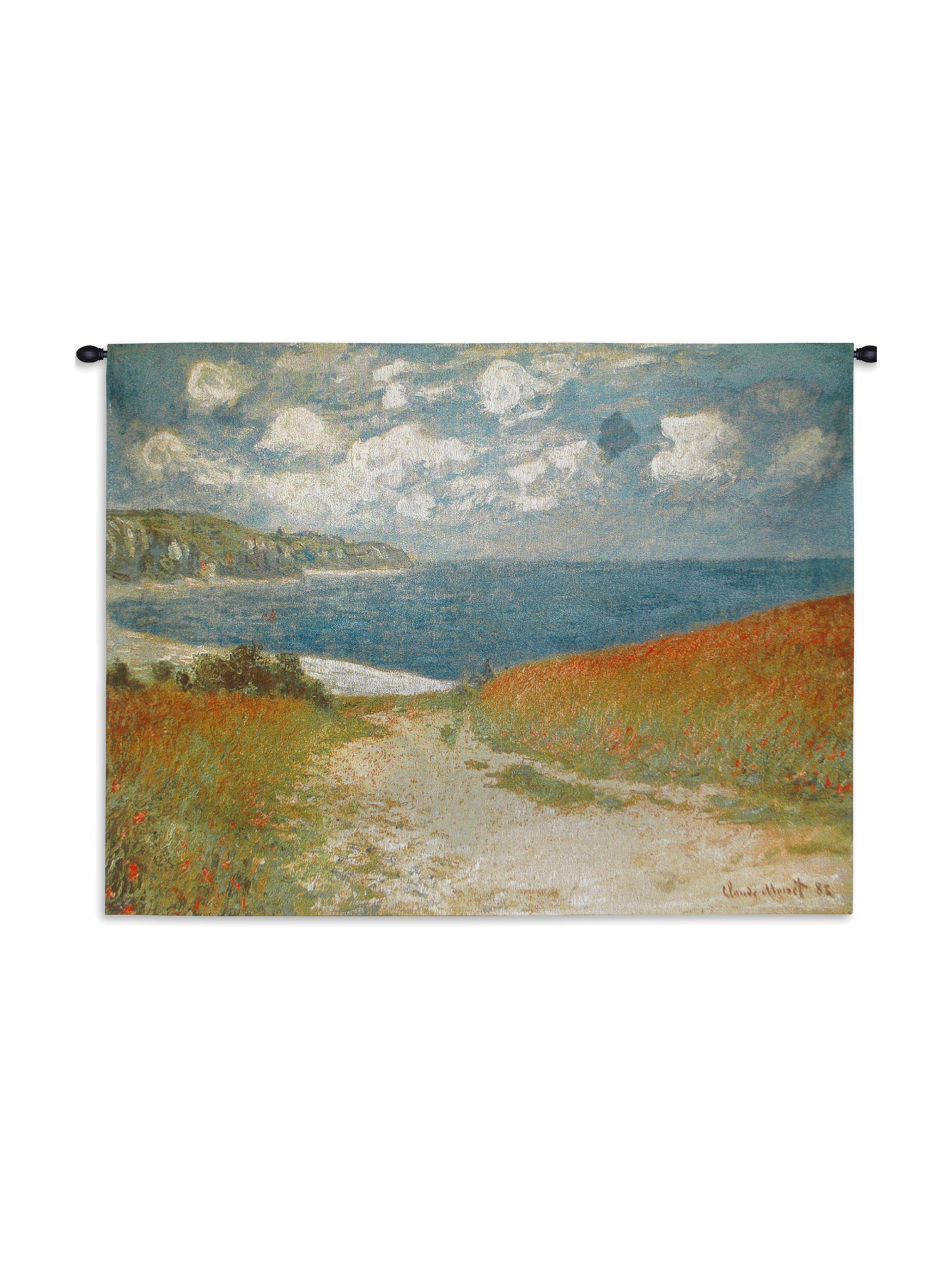 Path Through The Corn At Pourville Wall Tapestry