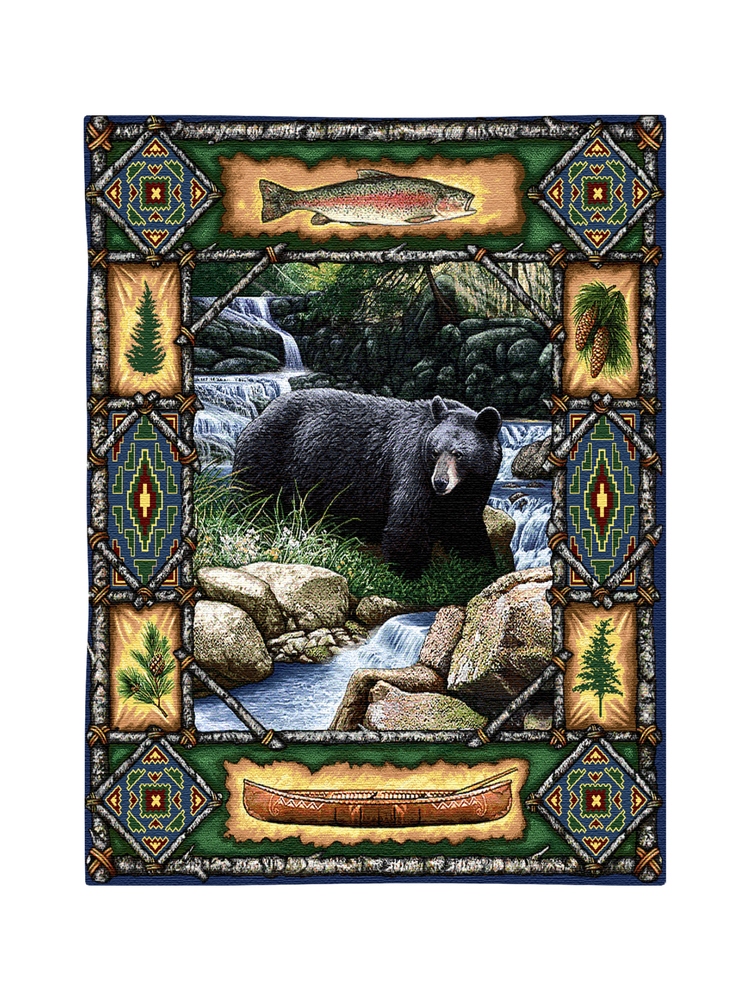 Bear Lodge Wall Tapestry